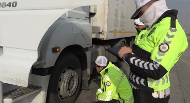 Kırıkkale'de 72 araç trafikten men edildi