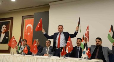 KONESOB Başkanlar Kurulu Toplantısında İsrail'e tepki