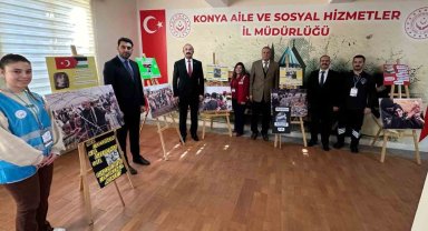 Konya'da Gazze'deki çocukların haklarına dikkat çekildi