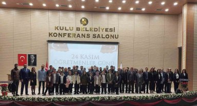 Kulu'da 24 Kasım Öğretmenler Günü kutlandı