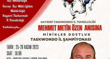 Metin Özen anısına 'Taekwondo Turnuvası'