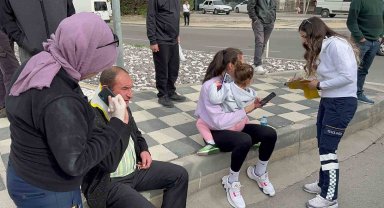 Milli voleybolcu ve kızı kazayı burnu kanamadan atlattı