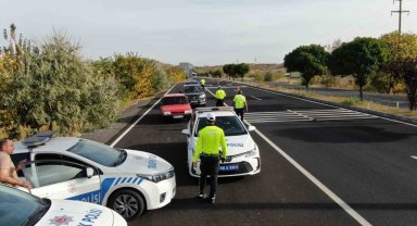 Nevşehir'de drone ile trafik denetimi yapıldı
