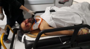 Pencereden kimliği alırken 2. kattan düşüp yaralandı