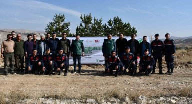 Sivas'ta 65 bin fidan Cumhuriyetin 100'üncü yılında toprakla buluştu