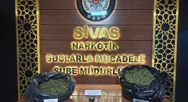 Sivas'ta kilolarca uyuşturucu madde ele geçirildi