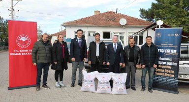 Taner ve Selçuklu buğday tohumları Eskişehir'de