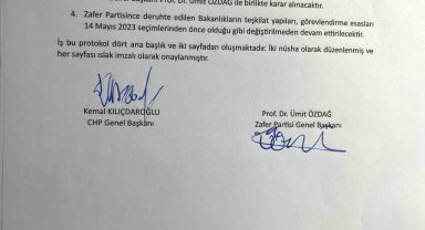 Ümit Özdağ, Kemal Kılıçdaroğlu'yla yaptığı "protokolü" açıkladı