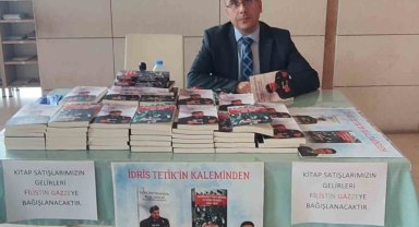 Yazar İdris Tetik'ten Gazze'ye anlamlı destek