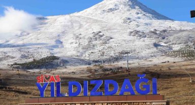Yıldız Dağı Kayak Merkezi beyaz gelinliğini giydi