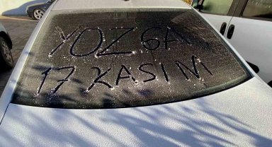 Yozgat'ta soğuk hava etkisini gösterdi, araç camları buz tuttu