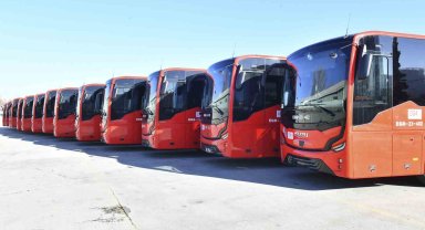 Ankara Büyükşehir'den Esenboğa'ya bagaj tasarımlı yeni EGO otobüsleri