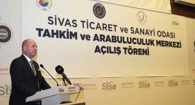 ASO Başkanı Ardıç, Sivas TSO Tahkim ve Arabulucuk Merkezinin açılışını yaptı