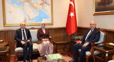 Bakanlardan Milli Savunma Bakanı Güler'e taziye ziyareti