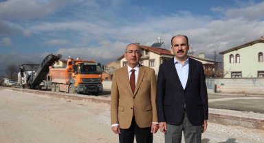 Başkan Altay ve Başkan Kavuş Necmettin Erbakan Caddesini inceledi