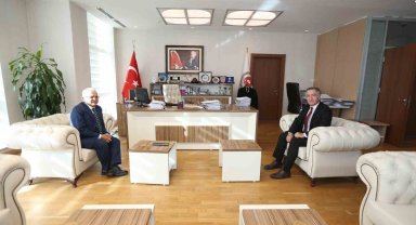 Büyükkılıç'tan 1. İdare Mahkemesi Başkanı Ayrancı'ya ziyaret