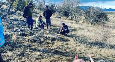 Çamlıdere'de kaçak kızıl geyik avlayanlara suçüstü