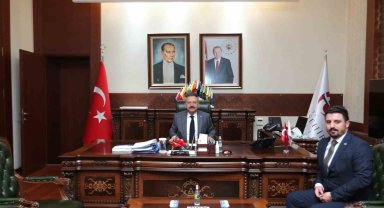EMŞAV Başkanı Çil'den Vali Aksoy'a ziyaret