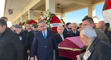 Eski TFF Başkanı Özdemir'in kız kardeşi son yolculuğuna uğurlandı