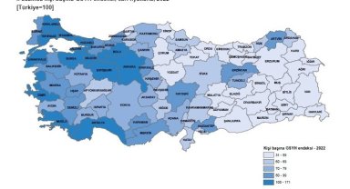 Eskişehir'de 2022 yılı GSYH 11 bin 62 dolar oldu