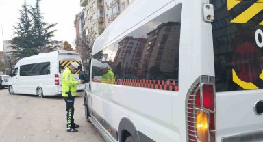 Eskişehir'de okul servislerine denetim