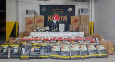 Eskişehir'de polis kaçak sigara satışını önlemeye yönelik çalışma yaptı