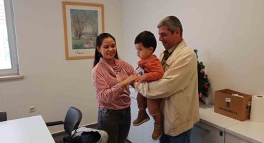 Filipinli kadının 11 yıllık bebek özlemi Eskişehir'de son buldu