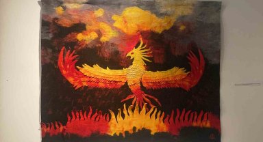 Islak keçe sanatı ile masalları tabloya dönüştürüyor
