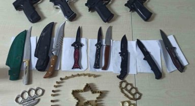 Karaman'da 5 ayda aranan 133 kişi tutuklandı, 244 silah ve 657 bıçak ele geçirildi