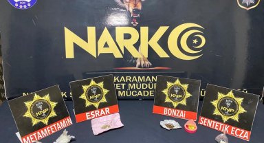 Karaman'da uyuşturucu operasyonunda 2 kişi tutuklandı
