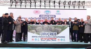 Kayseri Büyükşehir, Oruçreis'i dönüştürüyor: 618 konutun temeli atıldı