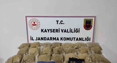 Kayseri'de 16 kilo uyuşturucu ele geçirildi