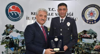 Kırıkkale emniyetinde terfi eden personele yeni rütbeleri verildi