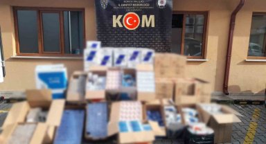 Konya Polisinden 3 milyon liralık kaçakçılık operasyonu