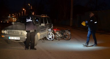 Konya'da otomobille motosiklet çarpıştı: 1 yaralı