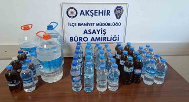 Konya'da sahte içki operasyonu: 3 gözaltı