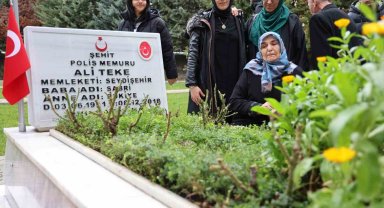 Konya'da şehit polis Ali Teke anısına lokma dağıtıldı