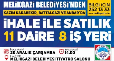 Melikgazi Belediyesi'nden ev ve işyeri almak isteyenlere yatırım fırsatı