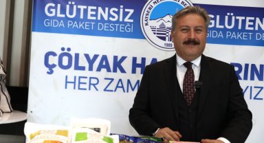 Melikgazi çölyaklı ailelere gıda paketi dağıtıyor