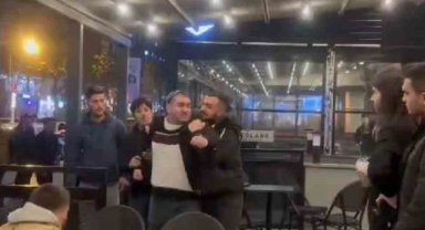Niğde'de Starbucks protestosunda tartışma: 1 gözaltı