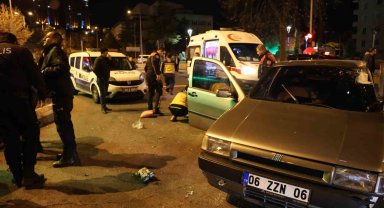 Polisin "dur" ihtarına uymayıp kaçan araç takla attı: 3 yaralı