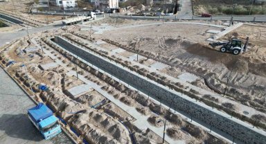 Şehrin en büyük parkı için çalışmalar başladı
