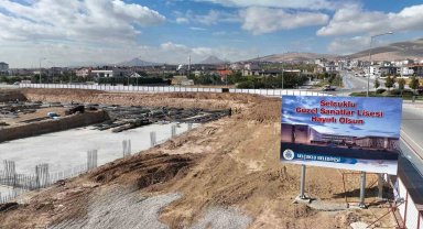 Selçuklu Güzel Sanatlar Lisesinin yapımı devam ediyor