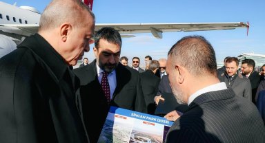 Sincan Belediye Başkanı Ercan, projelerini Cumhurbaşkanı Erdoğan'a anlattı