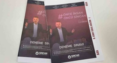 Sincan Belediyesi, ortaokullarda LGS deneme sınavı yaptı