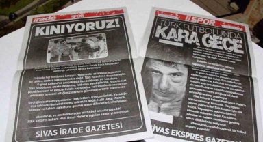 Sivas'ta yerel gazeteler, spor sayfalarını kararttı!