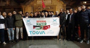 TÜGVA Yozgat temsilciliğinden ABD'ye tepki