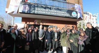 Yeşilhisar İlçe Halk Kütüphanesi açıldı