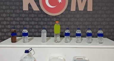 Yılbaşı öncesi kaçak içki operasyonu: 40 litre ele geçirildi