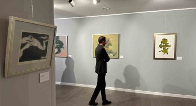 'Oktay Anılanmert Retrospektif' sergisi İş Sanat Ankara Sanat Galerisi'nde açıldı